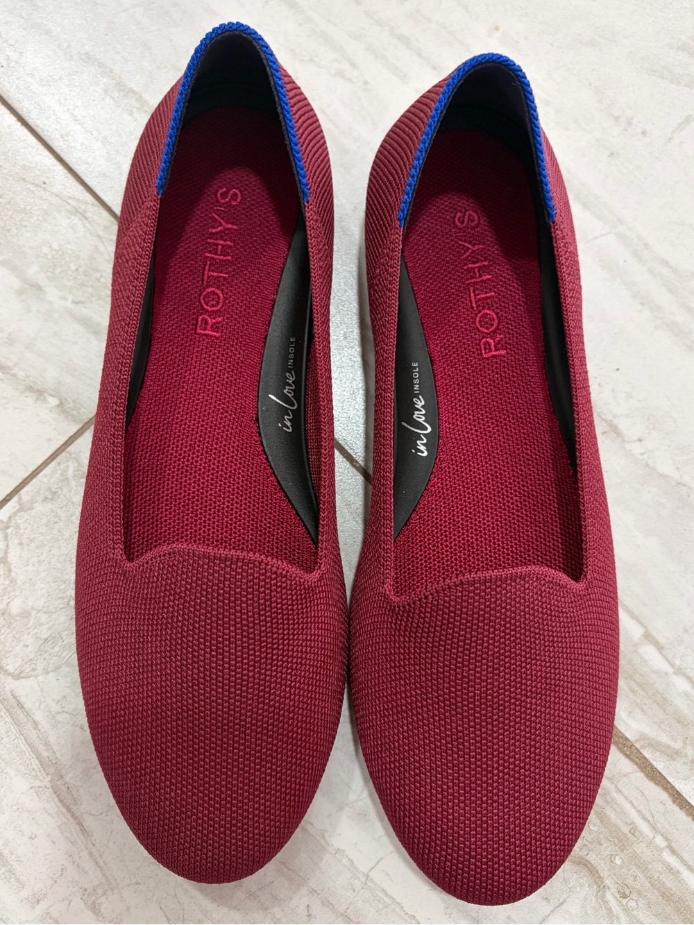 Rothy's Burgundy Flats